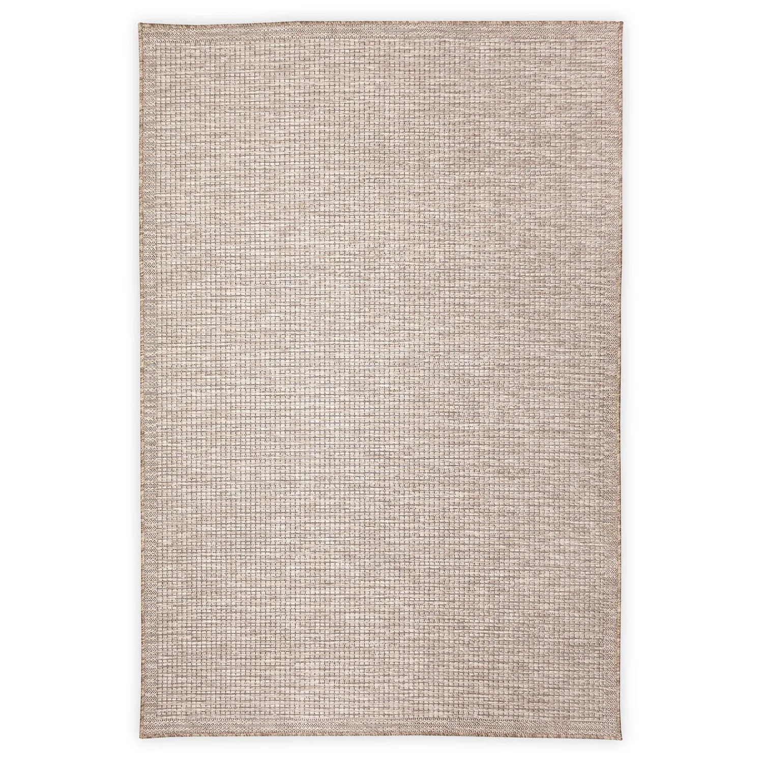 Plow & Hearth Area Rugs>Indoor/Outdoor Beachcomber Texture Rug, 5'3" x 7'3" Natural