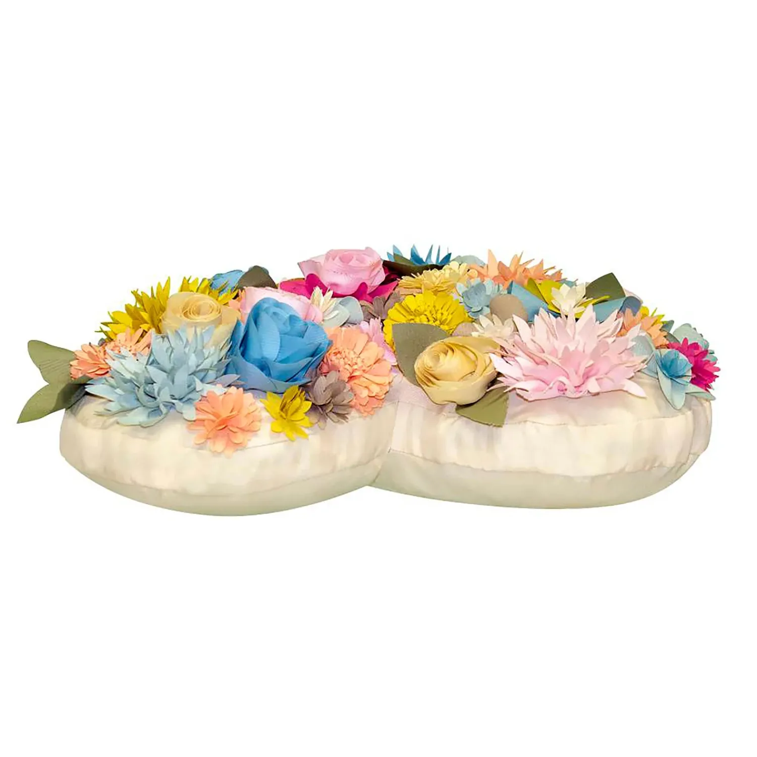 Plow & Hearth Outdoor Throw Pillows|Decorative Pillows>Indoor/Outdoor Bouquet Heart Pillow
