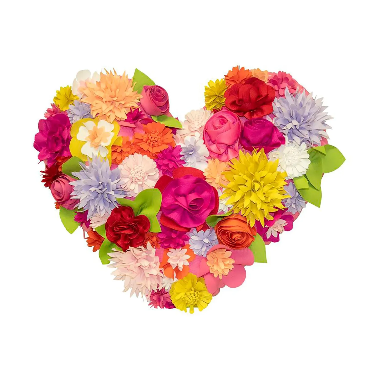 Plow & Hearth Outdoor Throw Pillows|Decorative Pillows>Indoor/Outdoor Bouquet Heart Pillow