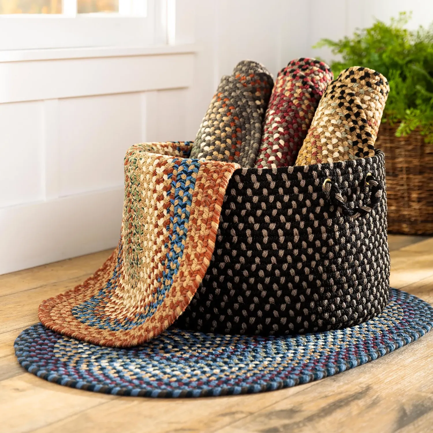Plow & Hearth Area Rugs>Indoor/Outdoor Braided Polypro Roanoke Rug, 2' x 3'