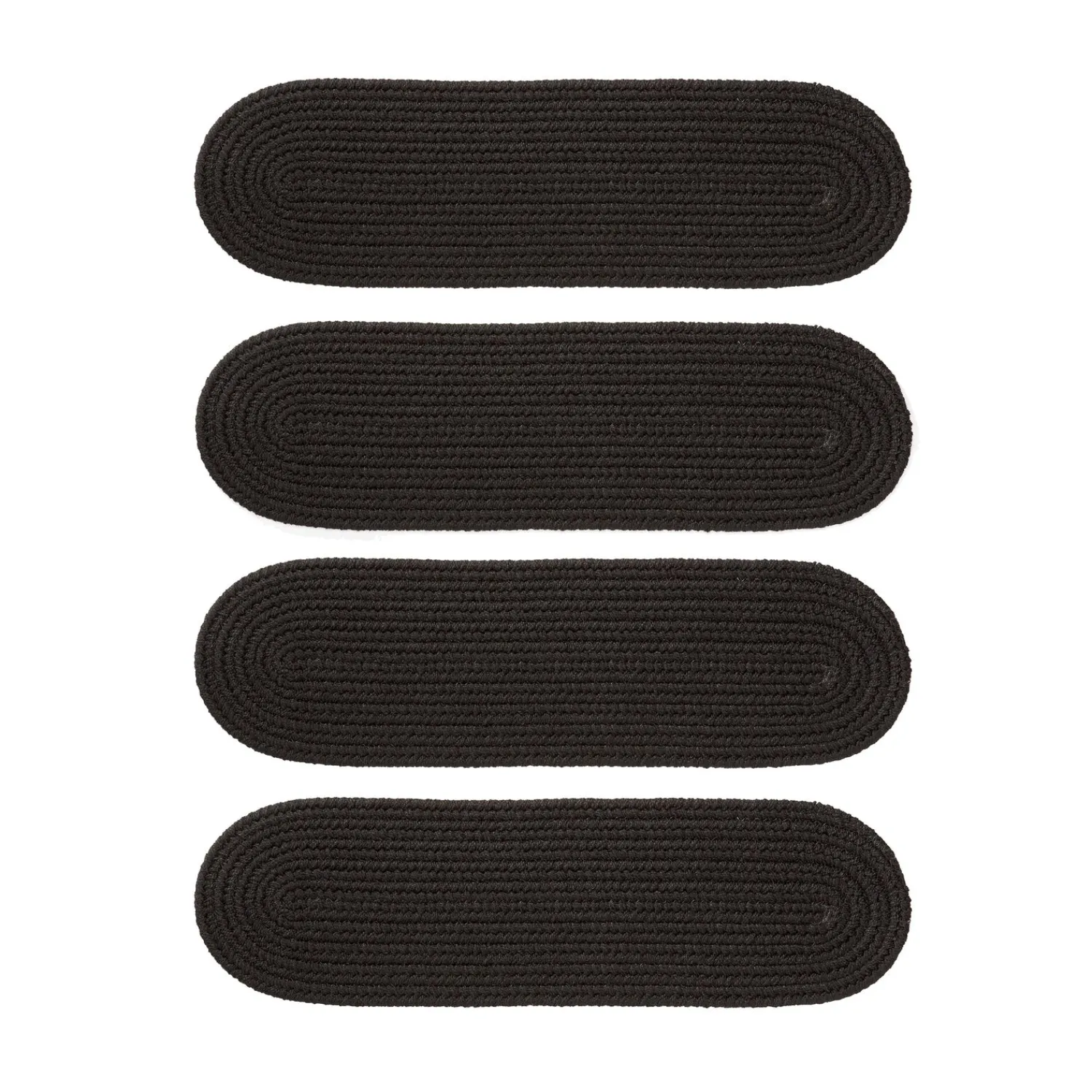 Plow & Hearth Stair Treads|Braided Rugs>Indoor/Outdoor Braided Polypro Roanoke Stair Treads, Set of 4