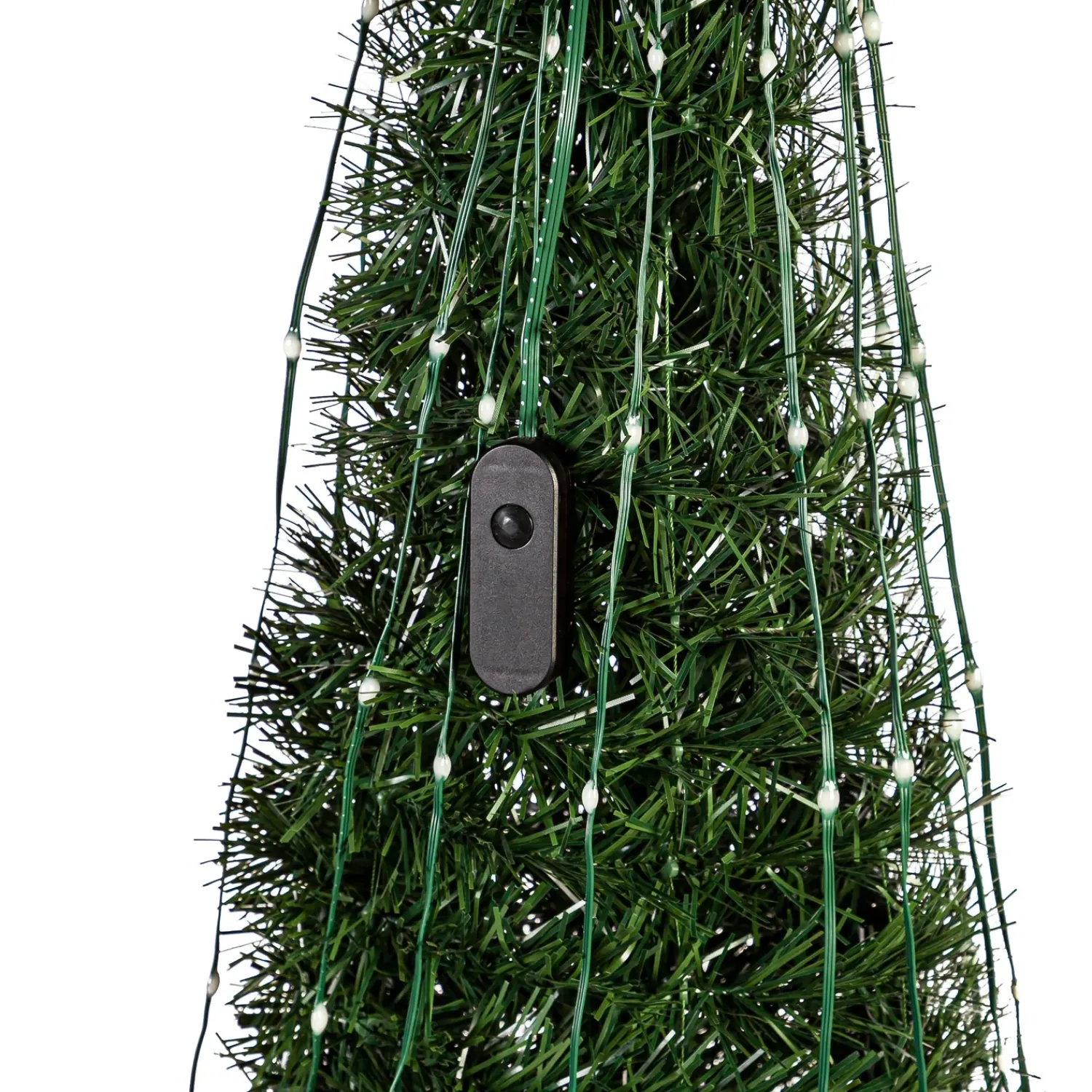 Plow & Hearth Lighted Trees & Garlands>Indoor/Outdoor Christmas Tree With Multicolor Lights, 71"
