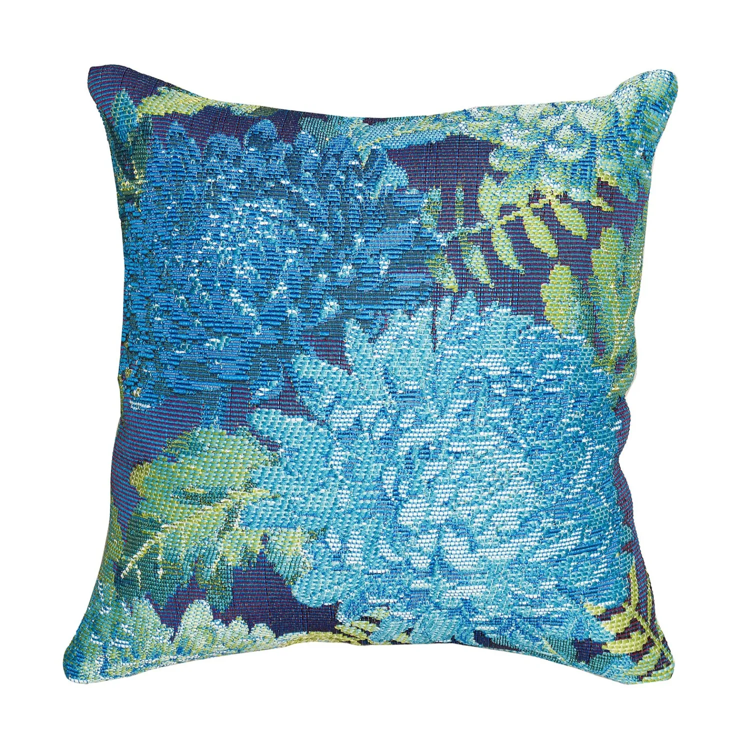 Plow & Hearth Outdoor Throw Pillows|Decorative Pillows>Indoor/Outdoor Chrysanthemum Polypropylene Throw Pillow