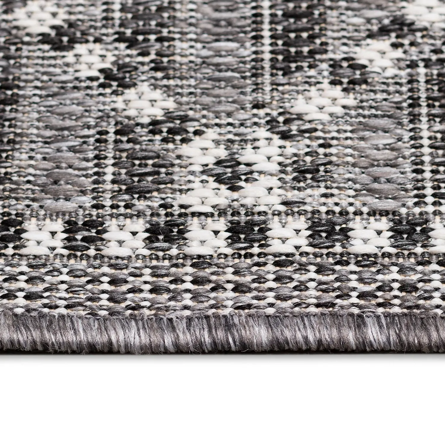 Plow & Hearth Area Rugs>Indoor/Outdoor Diamonds Rug, 39" x 59"
