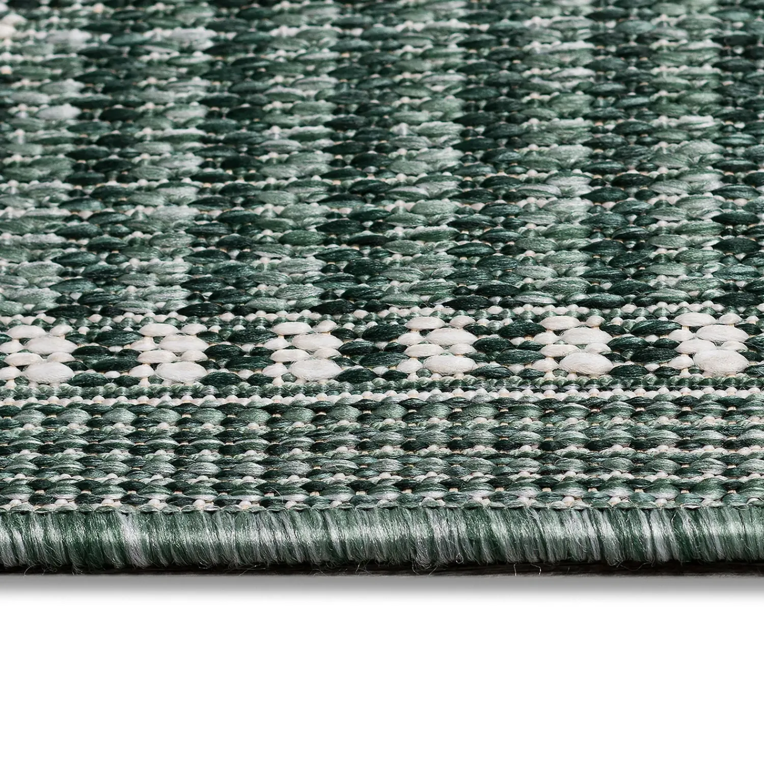 Plow & Hearth Area Rugs>Indoor/Outdoor Diamonds Rug, 4'10" x 7'6"