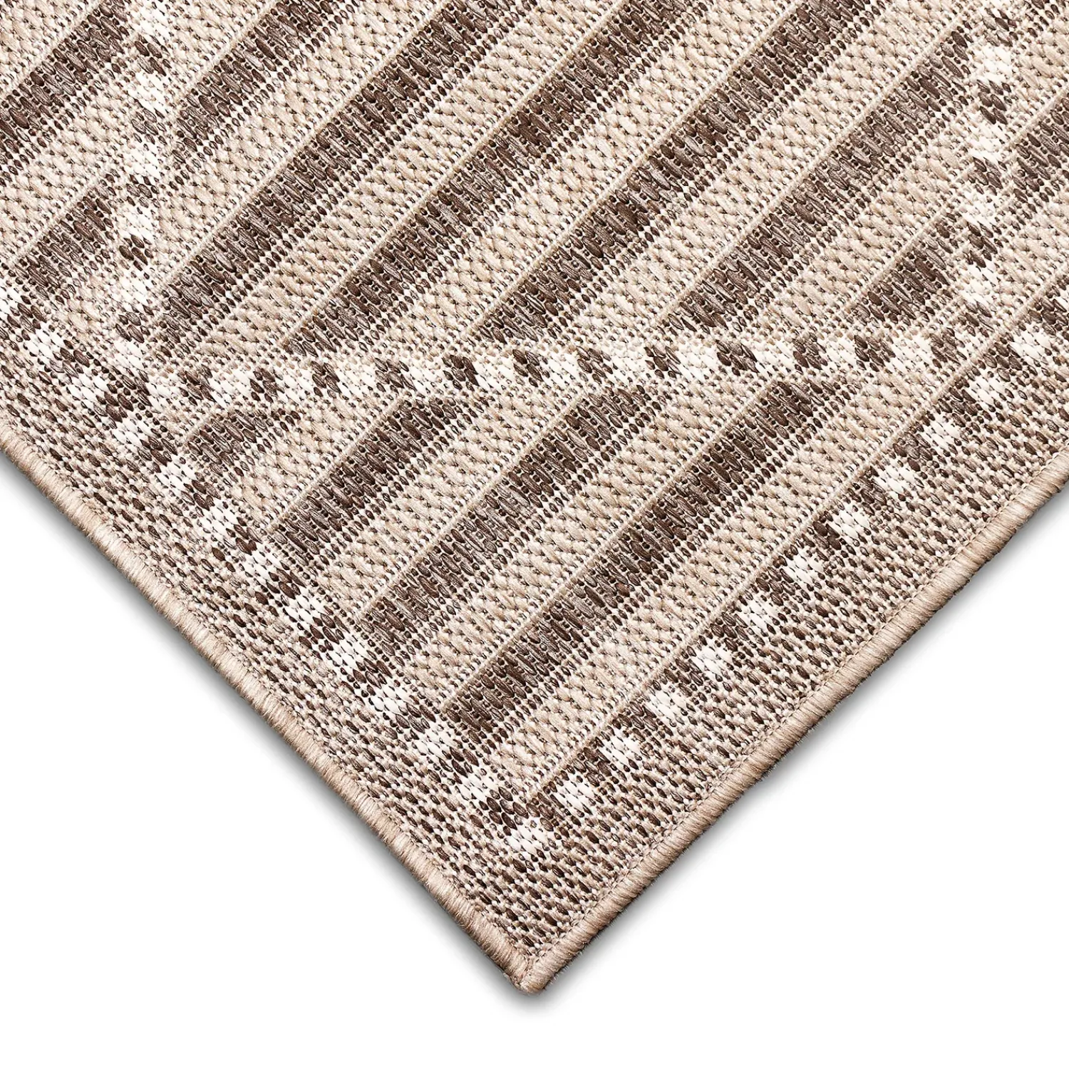 Plow & Hearth Runners>Indoor/Outdoor Diamonds Rug, 23" x 7'6" Runner