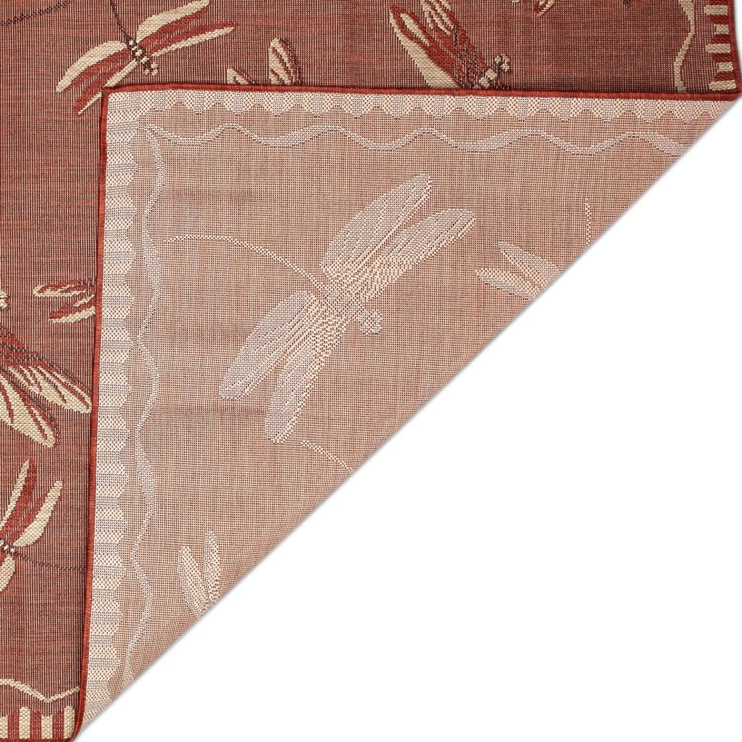Plow & Hearth Area Rugs>Indoor/Outdoor Dragonfly Rug, 3'3" x 4'11"