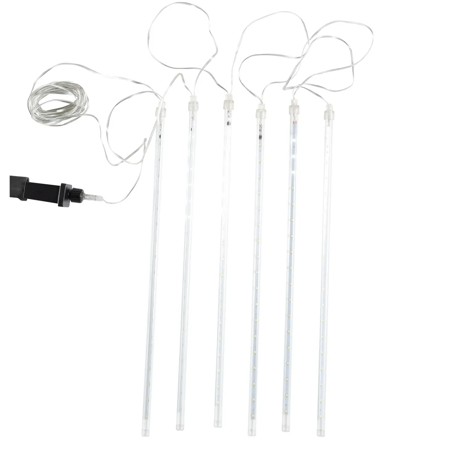 Plow & Hearth String Lights>Indoor/Outdoor Electric Icicle Chasing Lights with Cool White LEDs
