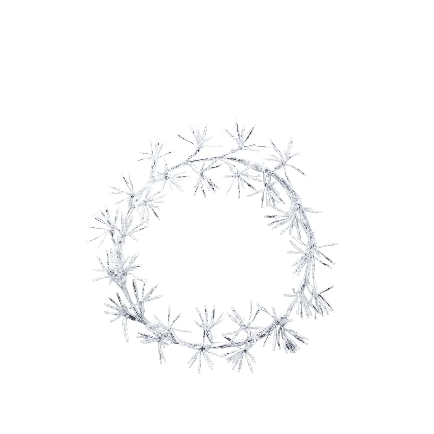 Plow & Hearth Wreaths|Lighted Accents>Indoor/Outdoor Electric Lighted Wreath Holiday Decoration