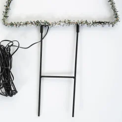 Plow & Hearth Garden Stakes|Lighted Garden Decorations>Indoor/Outdoor Electric Lighted 18"H Frosted Greens Holiday Tree