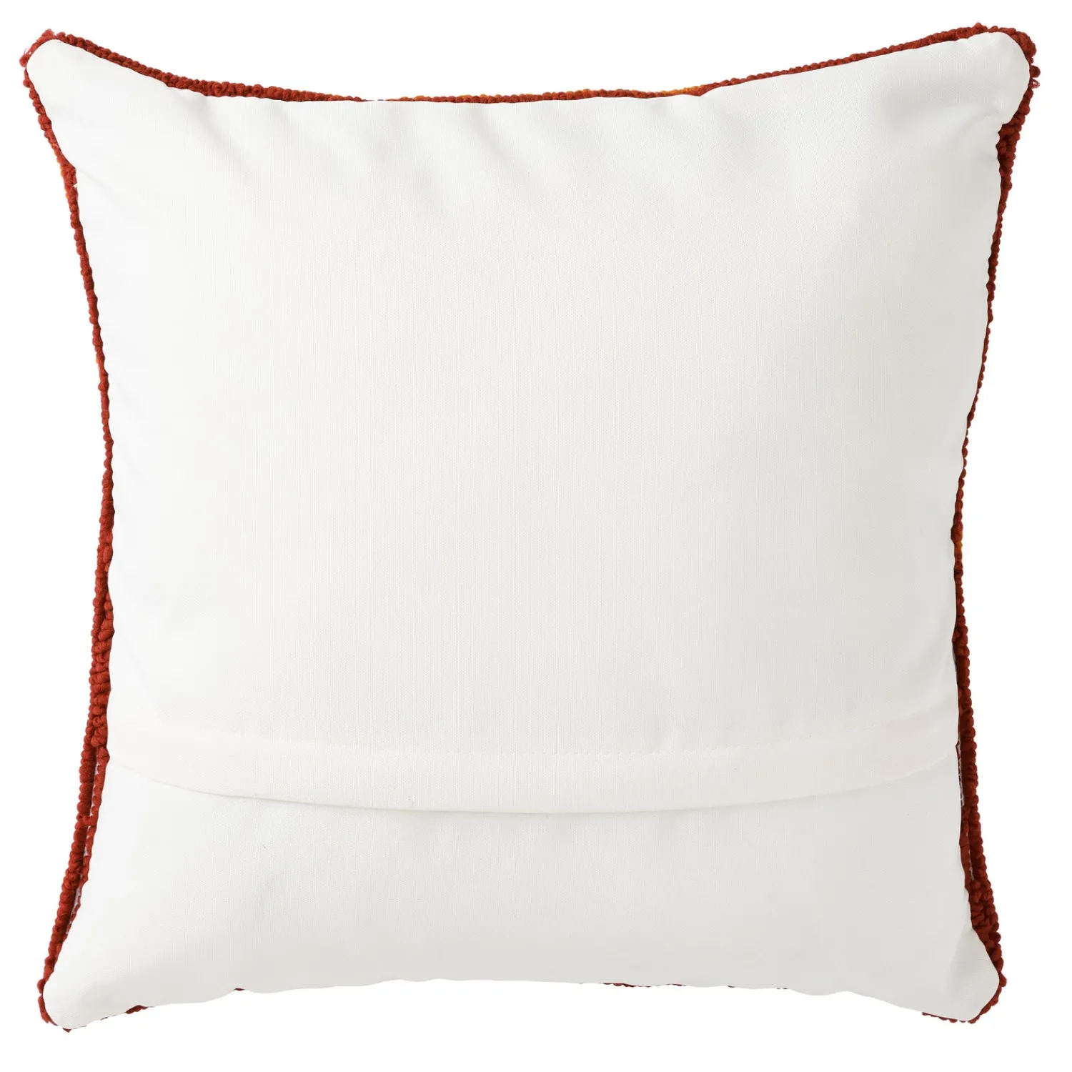 Plow & Hearth Outdoor Throw Pillows|Decorative Pillows>Indoor/Outdoor Fall Bounty Hand Hooked Polypropylene Throw Pillow