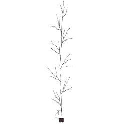Plow & Hearth Lighted Trees & Garlands>Indoor/Outdoor Globe Lighted Branch Garland with 48 Lights