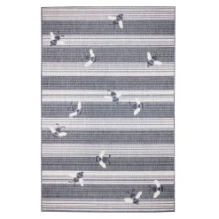 Plow & Hearth Area Rugs>Indoor/Outdoor Honey Bees Rug, 39" x 59"