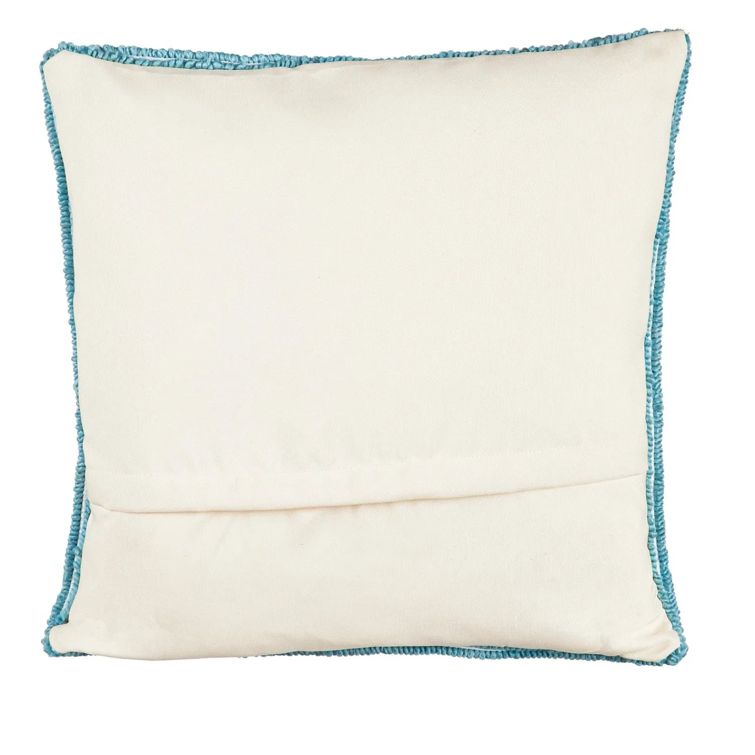 Plow & Hearth Outdoor Throw Pillows|Decorative Pillows>Indoor/Outdoor Hooked Pillow 18"x18" Butterfly Meadow