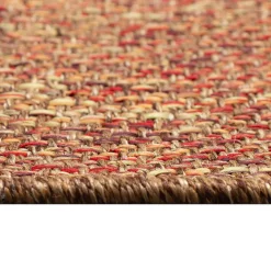 Plow & Hearth Area Rugs>Indoor/Outdoor Hyannis Border Polypropylene Rug Tan
