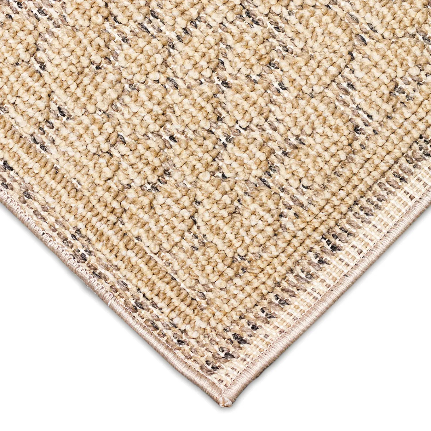Plow & Hearth Area Rugs>Indoor/Outdoor Kitty Hawk Border Rug, 5'3" x 7'3"