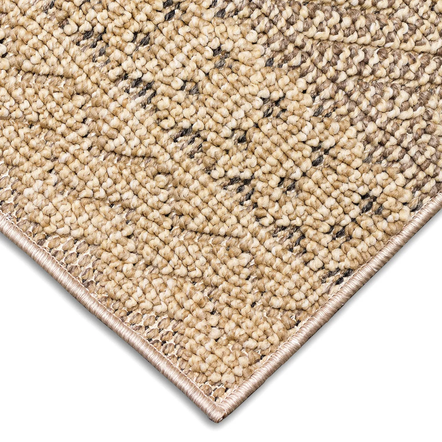 Plow & Hearth Area Rugs>Indoor/Outdoor Kitty Hawk Striped Rug, 5'3" x 7'3"