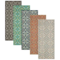 Plow & Hearth Area Rugs>Indoor/Outdoor La Grange Tile Polypropylene Rug, 5'3" x 7'6"