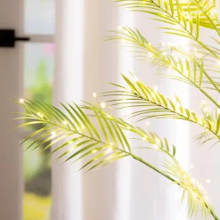 Plow & Hearth Lighted Trees & Garlands>Indoor/Outdoor LED Palm Tree 4'