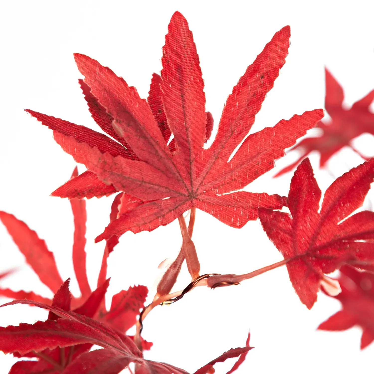 Plow & Hearth Lighted Trees & Garlands>Indoor/Outdoor Lighted Tabletop Japanese Maple Tree with 40 Lights