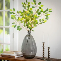 Plow & Hearth Faux Flowers & Plants|Lighted Trees & Garlands>Indoor/Outdoor Micro LED Lighted Ficus Branches