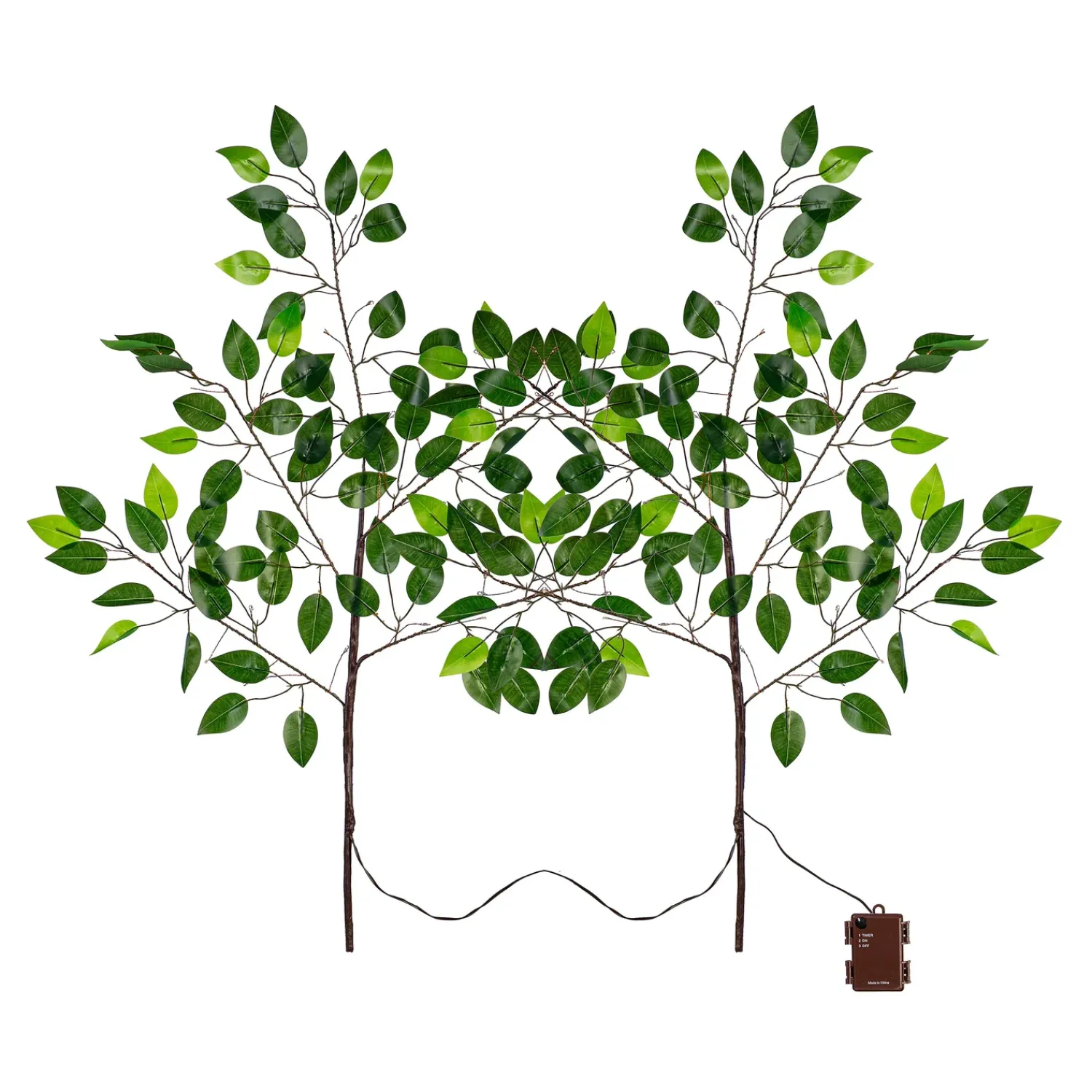 Plow & Hearth Faux Flowers & Plants|Lighted Trees & Garlands>Indoor/Outdoor Micro LED Lighted Ficus Branches