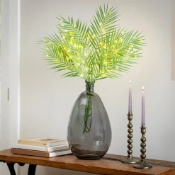 Plow & Hearth Faux Flowers & Plants|Lighted Trees & Garlands>Indoor/Outdoor Micro LED Lighted Palm Branches