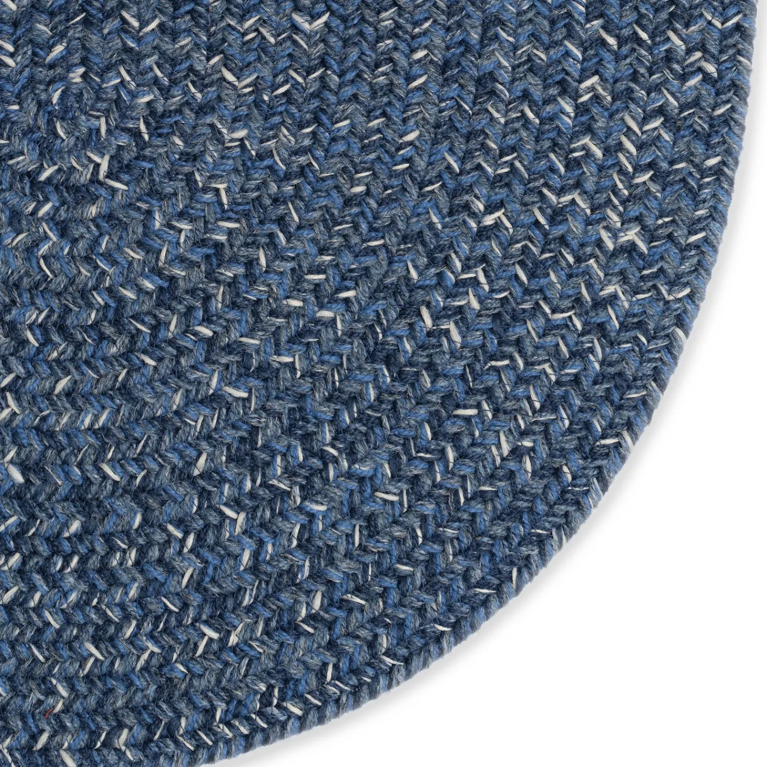 Plow & Hearth Area Rugs>Indoor/Outdoor Oval Pine Creek Braided Polypropylene Rug, 2'7" x 9' Runner