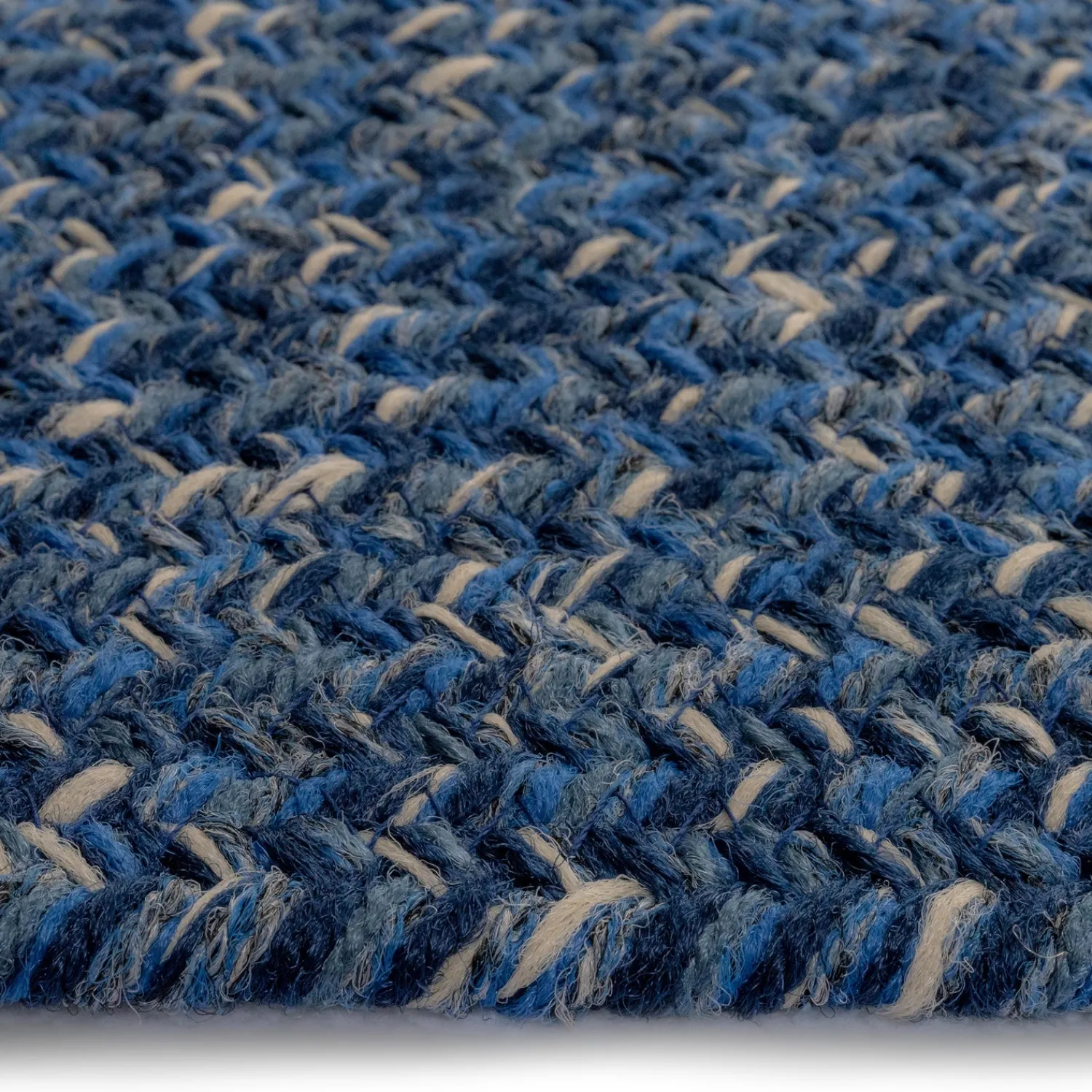 Plow & Hearth Area Rugs>Indoor/Outdoor Oval Pine Creek Braided Polypropylene Rug, 2'7" x 9' Runner