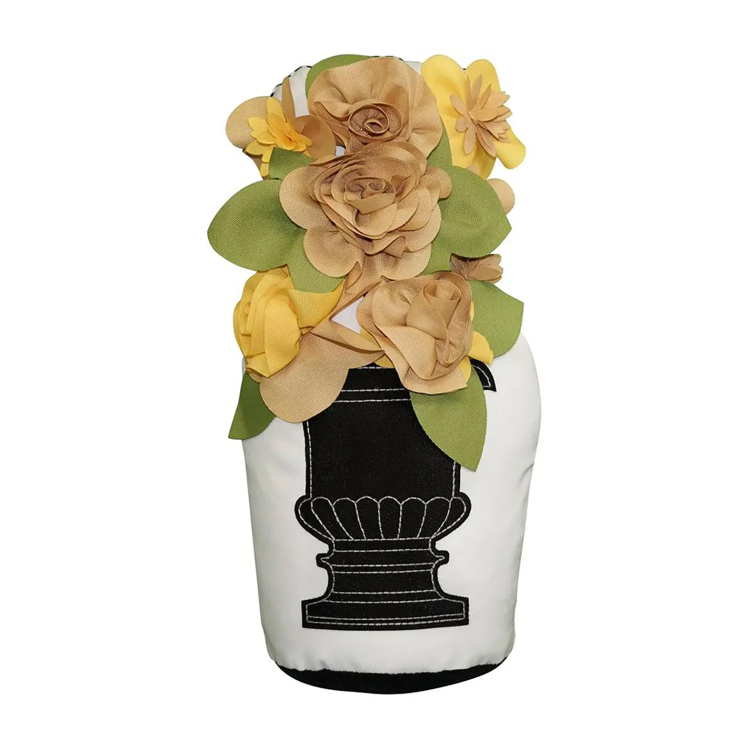 Plow & Hearth Decorative Pillows>Indoor/Outdoor Potted Rosebuds Doorstop