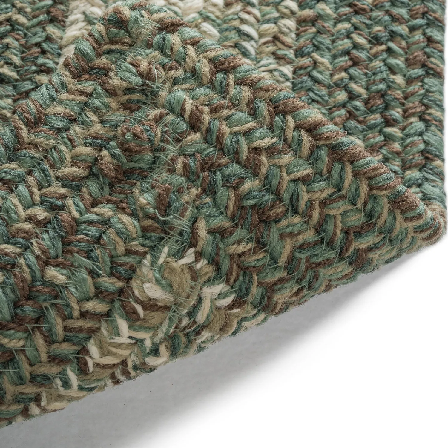 Plow & Hearth Area Rugs>Indoor/Outdoor Rectangle Woodridge Braided Polypropylene Rug, 3' x 5'