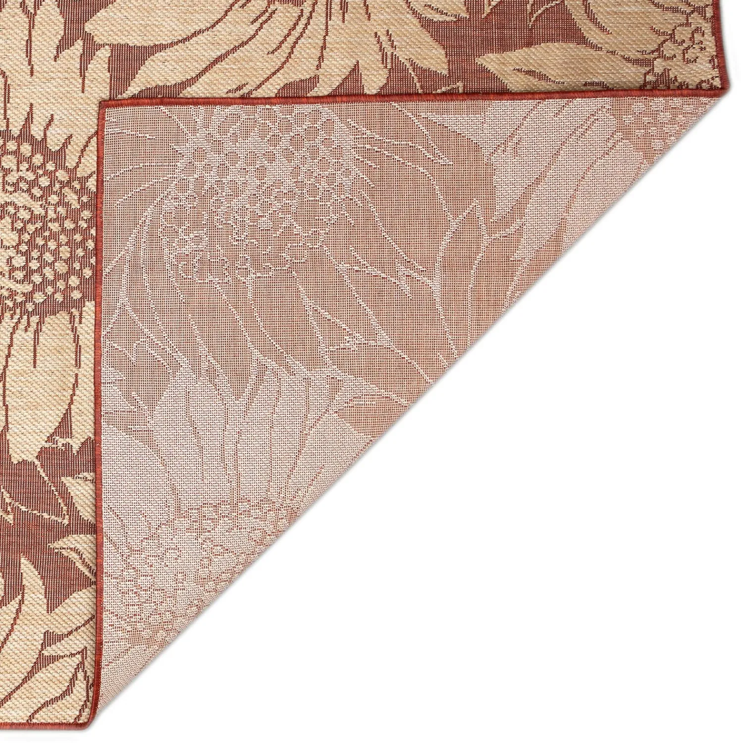Plow & Hearth Runners>Indoor/Outdoor Sunflower Rug, 23" x 7'6" Runner