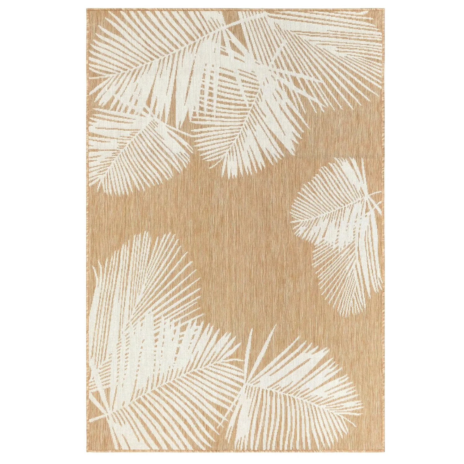 Plow & Hearth Area Rugs>Indoor/Outdoor Textured Palms Polypropylene Rug, 39" x 59"