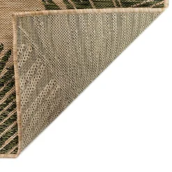 Plow & Hearth Area Rugs>Indoor/Outdoor Textured Palms Polypropylene Rug, 6'6" x 9'4"