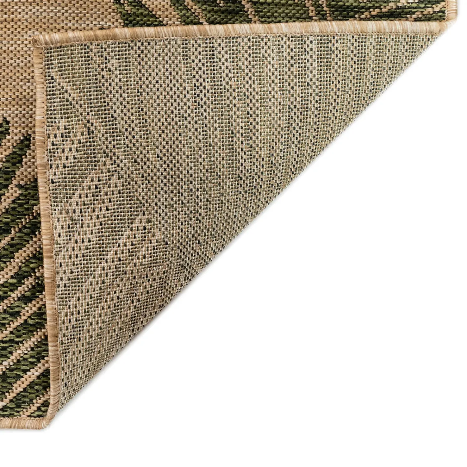 Plow & Hearth Area Rugs>Indoor/Outdoor Textured Palms Polypropylene Rug, 6'6" x 9'4"
