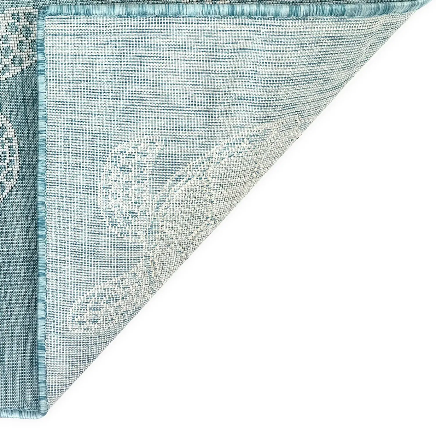Plow & Hearth Runners>Indoor/Outdoor Textured Sea Turtles Polypropylene Runner, 23" x 7'6"