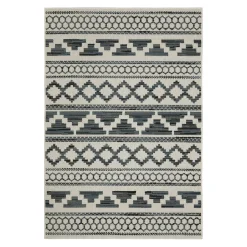 Plow & Hearth Area Rugs>Indoor/Outdoor York Desert Polypropylene Rug, 1'10" x 7'3" Runner Blue