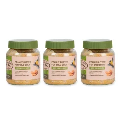 Plow & Hearth Bird Feeders>Jars of Peanut Butter for Birds, Set of 3