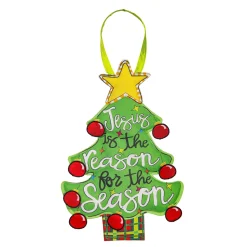 Plow & Hearth Fabric Door Hangers>Jesus Is The Reason Door Décor