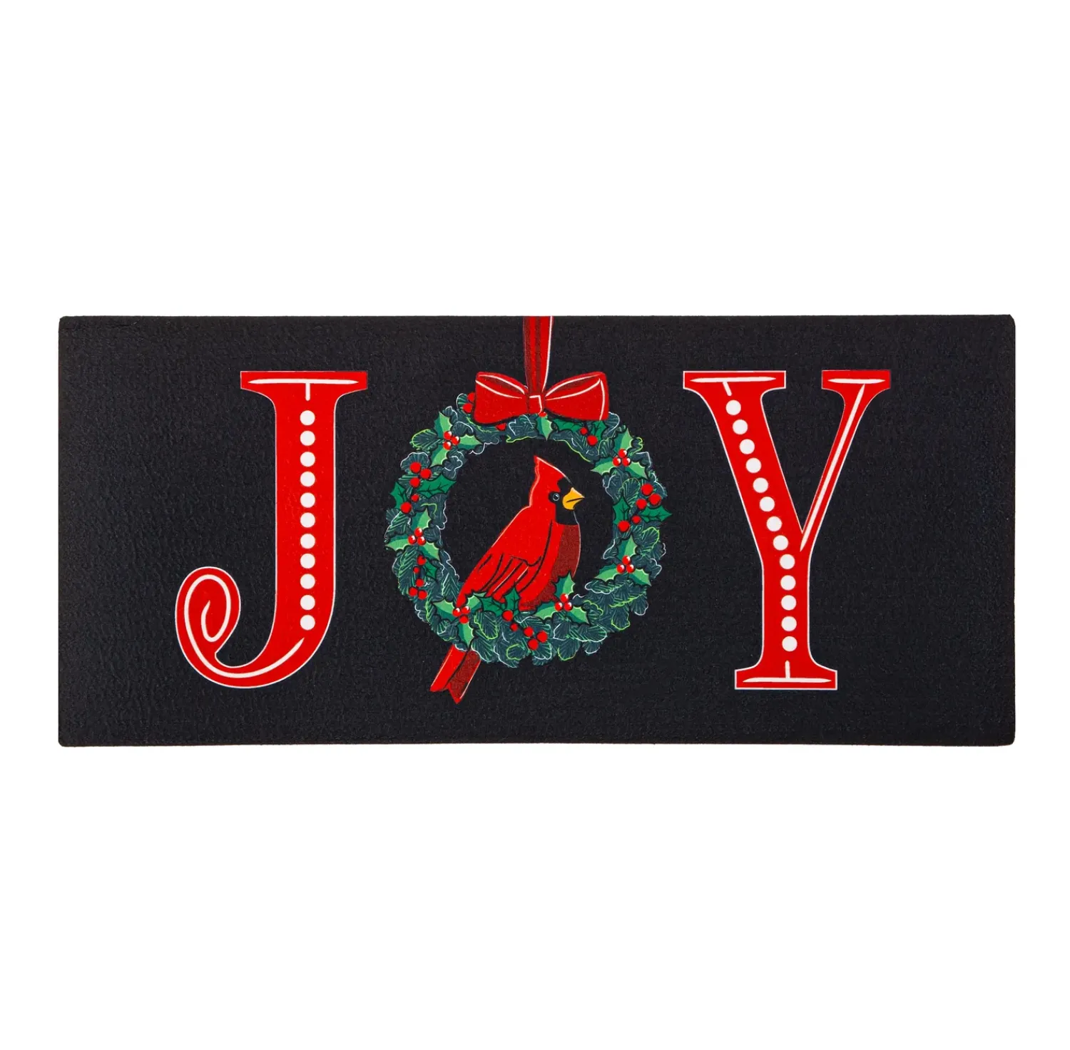 Plow & Hearth Interchangeable Mats>Joy to the World Wreath Sassafras Switch Mat
