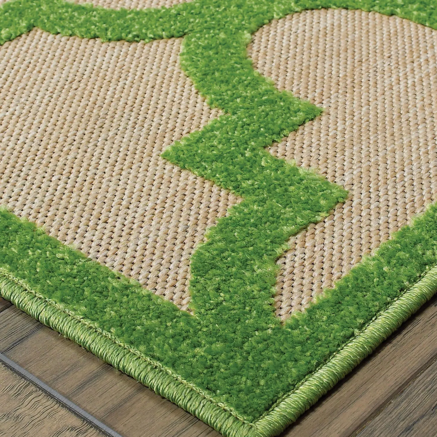 Plow & Hearth Area Rugs>Lafayette Indoor/Outdoor Rug, 5'3" x 7'6"