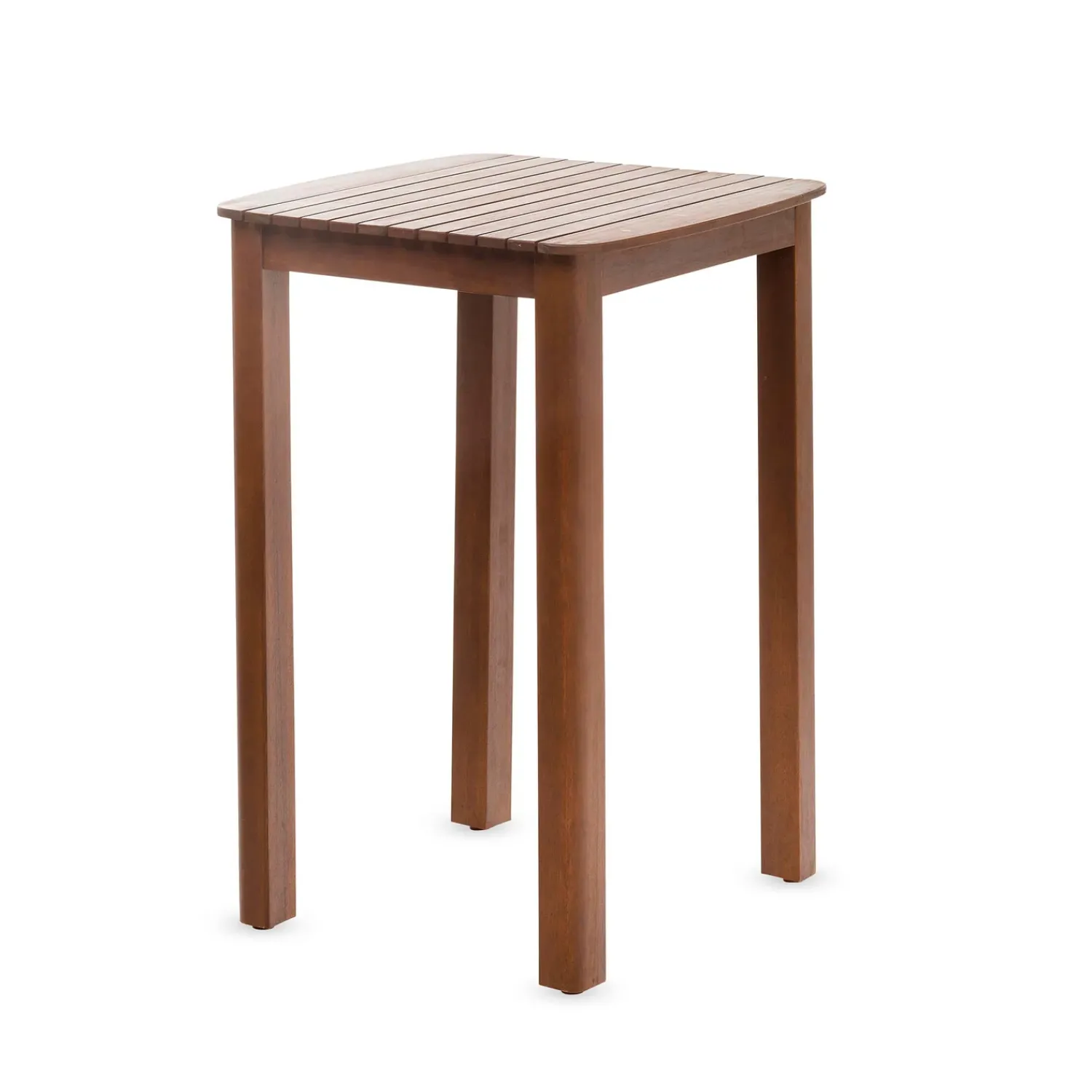 Plow & Hearth Outdoor Dining Sets>Lancaster Eucalyptus Outdoor Bar Set with Table and 2 Bar Stools, 3-Piece Set Natural