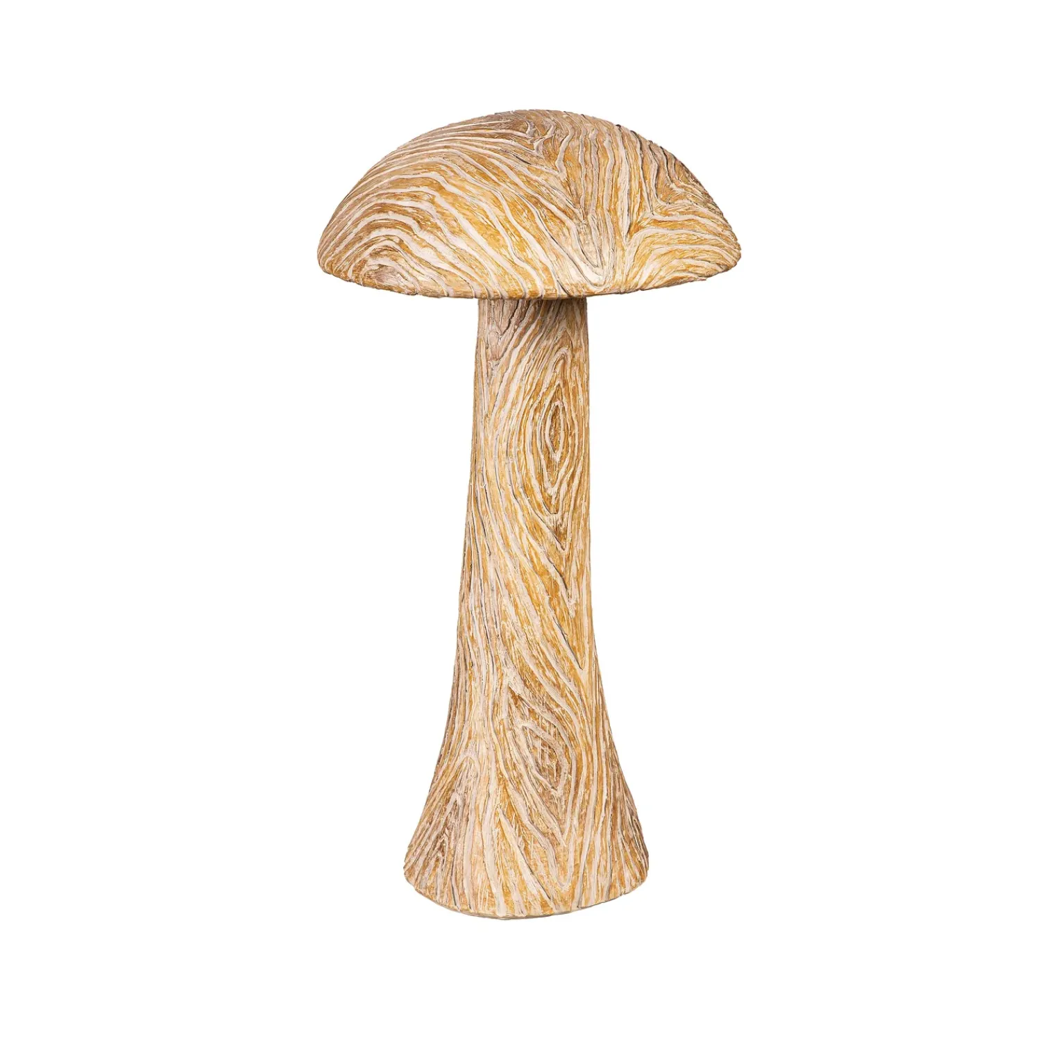 Plow & Hearth Garden Statues>Large Carved Mushroom Garden Statue