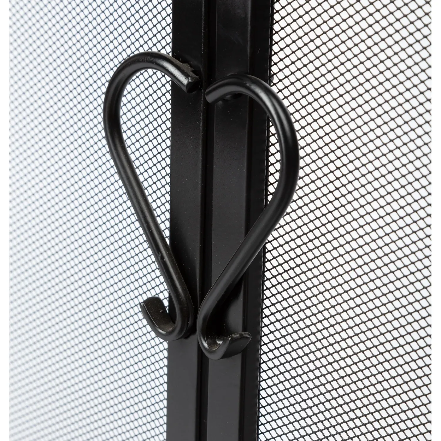 Plow & Hearth Fireplace Screens With Doors>Large Cast Iron Scrollwork Fire Screen With Doors Black