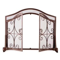 Plow & Hearth Fireplace Screens With Doors><noscript><img width=
