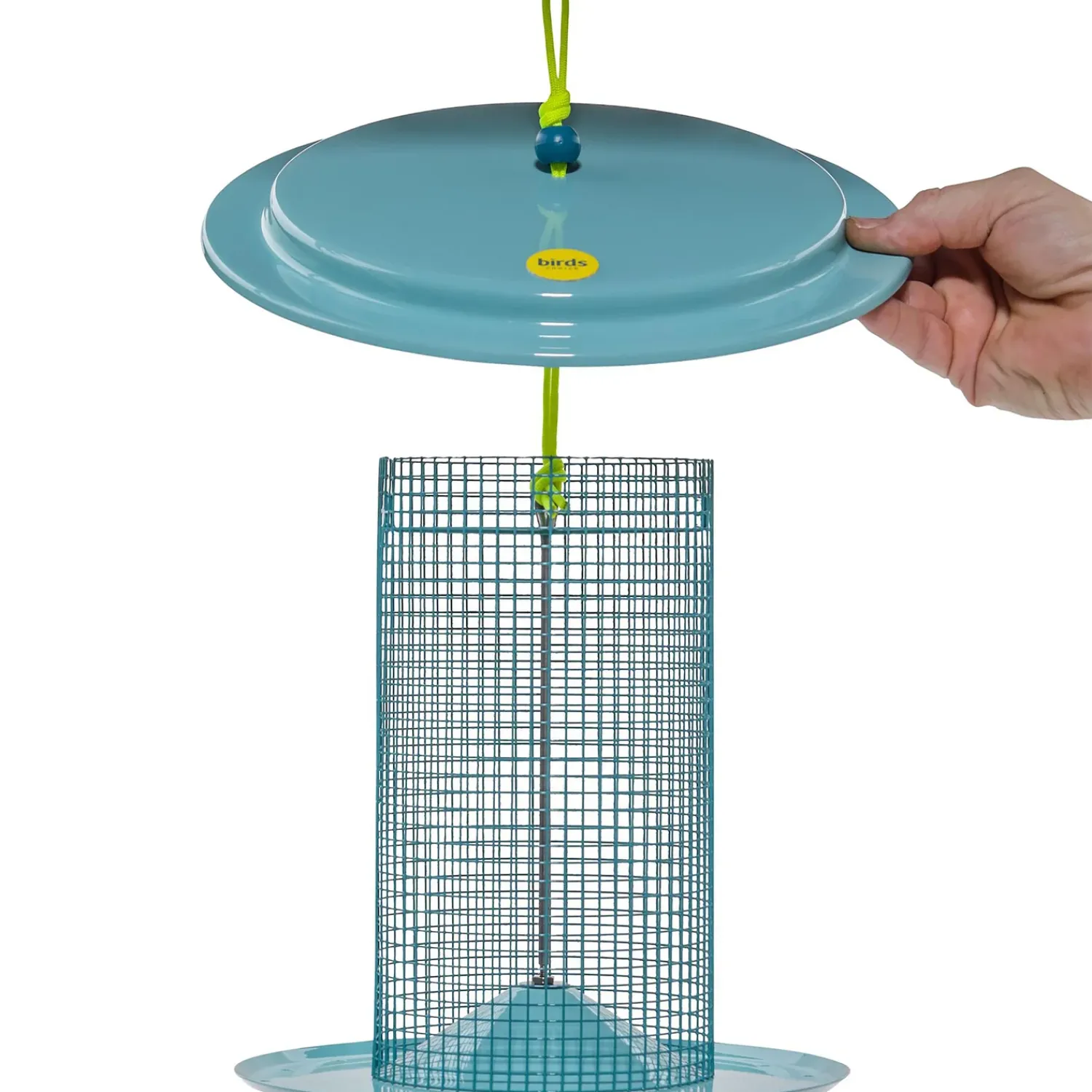 Plow & Hearth Bird Feeders>Large Metal Sunflower Seed Bird Feeder