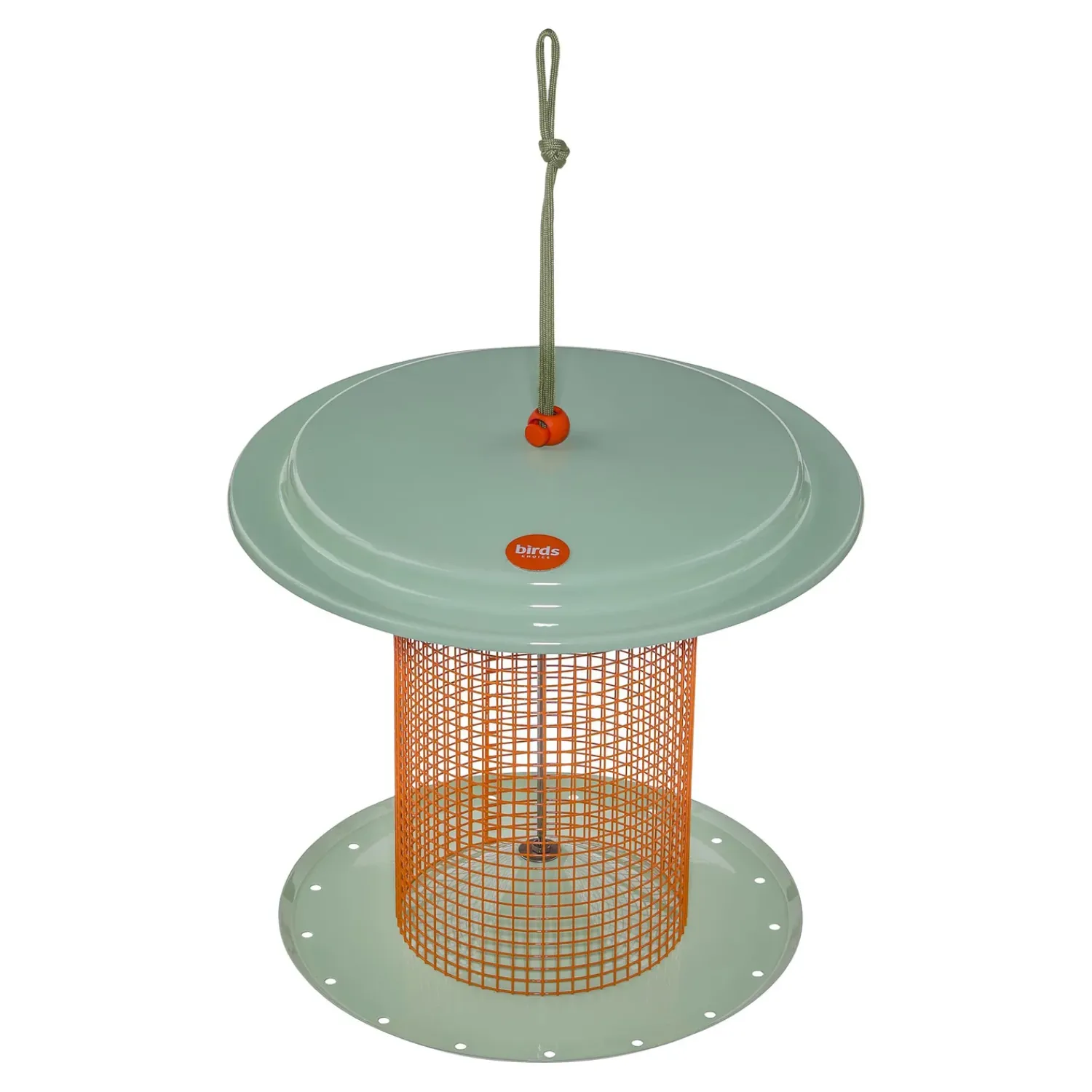 Plow & Hearth Bird Feeders>Large Metal Sunflower Seed Bird Feeder