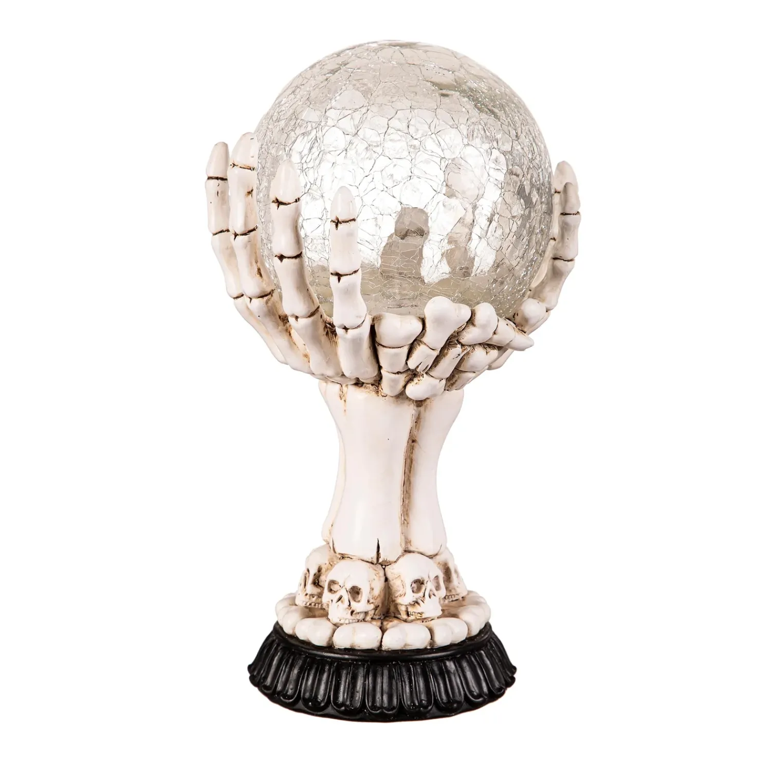 Plow & Hearth Garden Statues>LED Skull Hand Globe Statuary