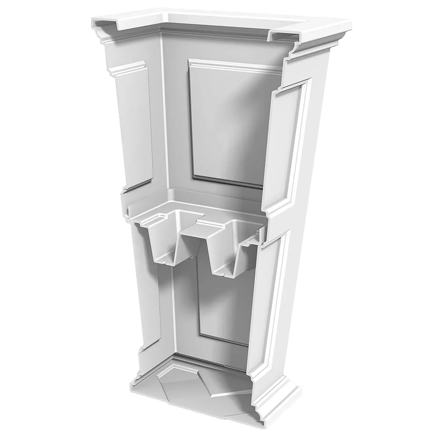 Plow & Hearth Planters & Plant Stands>Lexington Tall Self-Watering Planter, 32"H