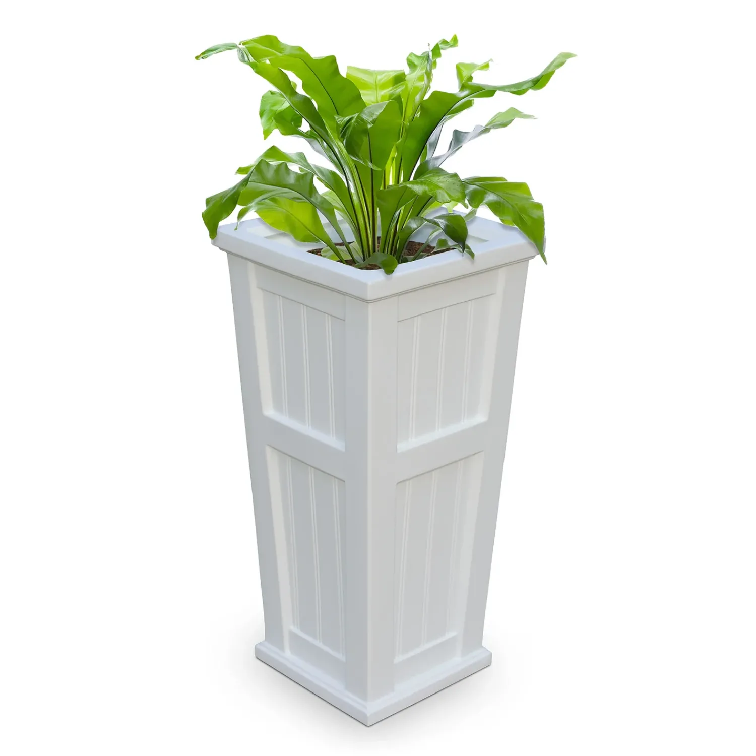 Plow & Hearth Planters & Plant Stands>Lexington Tall Self-Watering Planter, 32"H
